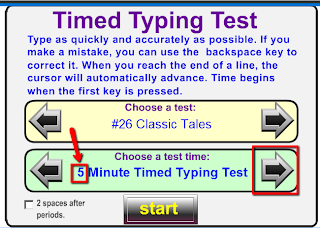 advanced typing test